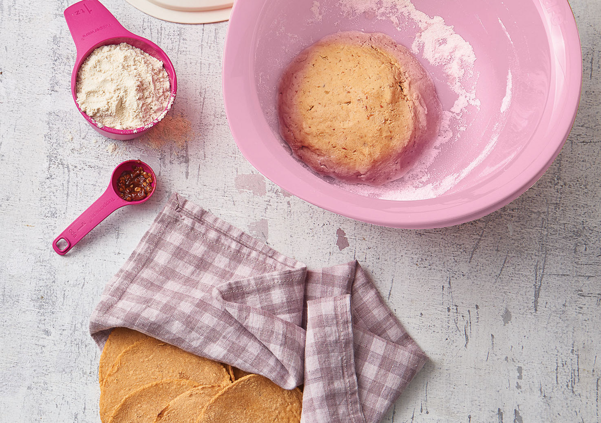 Receta Tortillas de maíz con chipotle