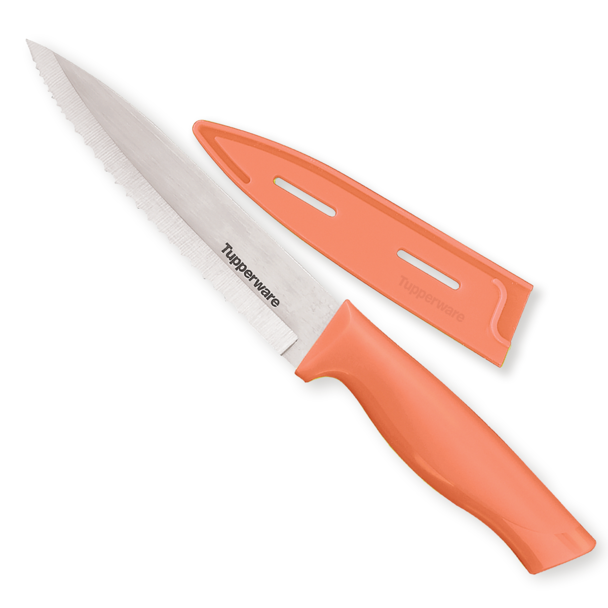 Cuchilla sierra de acero inoxidable, resistente a la corrosión y con excelente acabado para mantenerse afilada por mucho más tiempo.