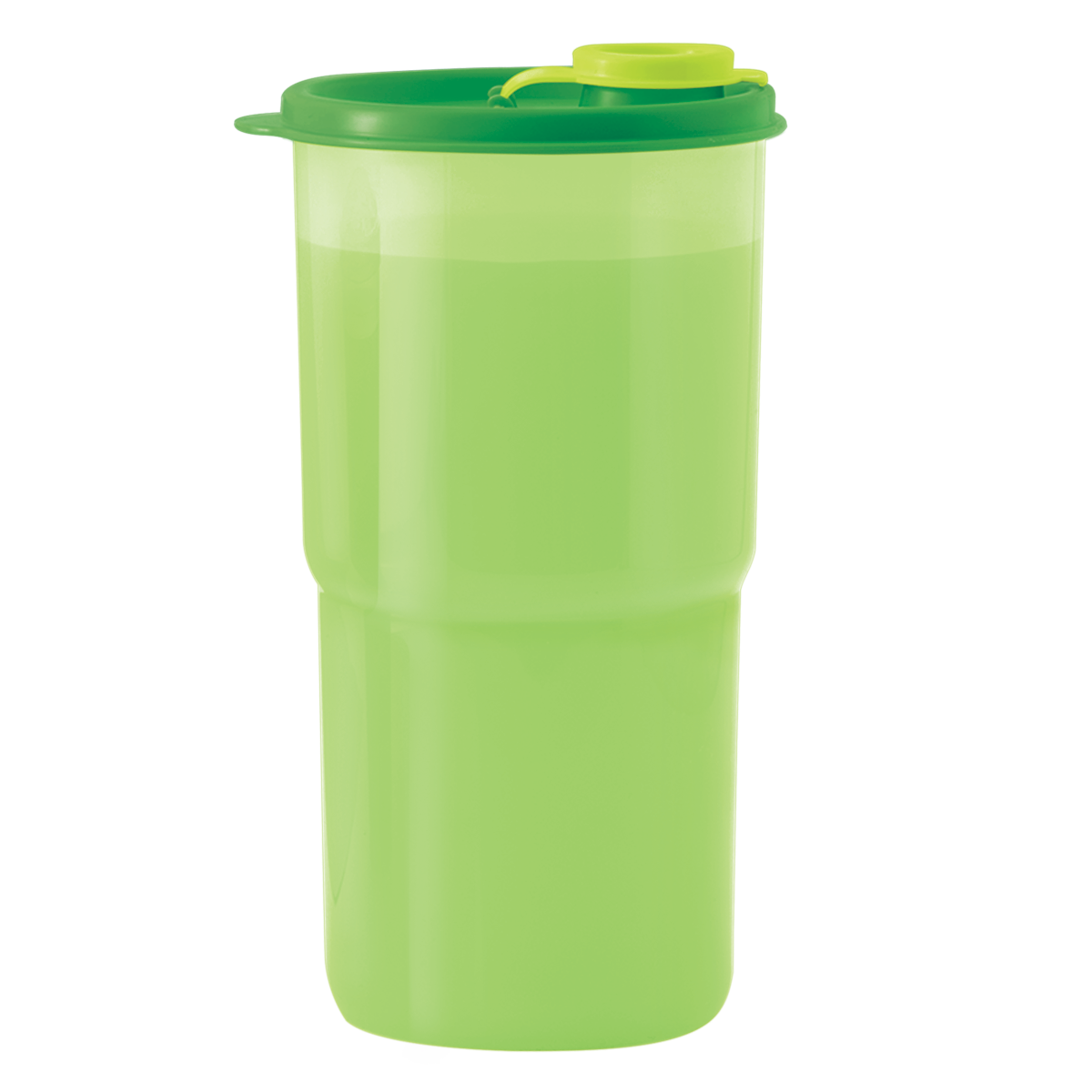 Vaso Grande Con Tapa Tupperware 875 Ml. Transporta con comodidad, boquilla para servir o beber directamente de ahí.