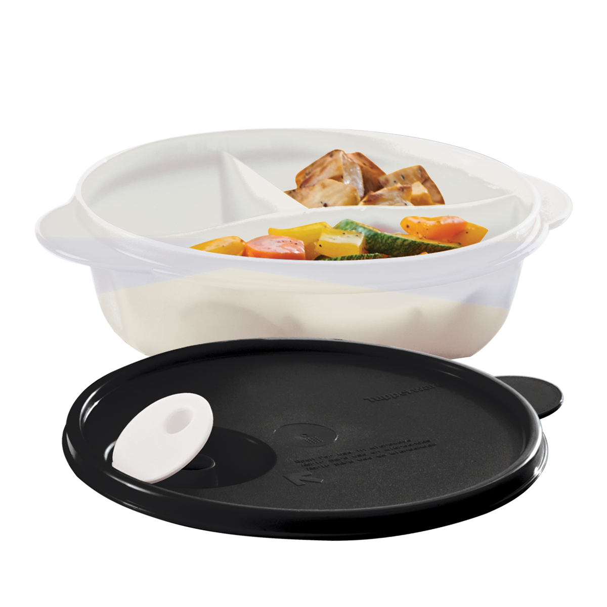 El recipiente tienen dos orejas que permiten sostenerlo con mayor facilidad. Su diseño, es modular y apilable, lo que permite aprovechar al máximo el espacio del refrigerador.