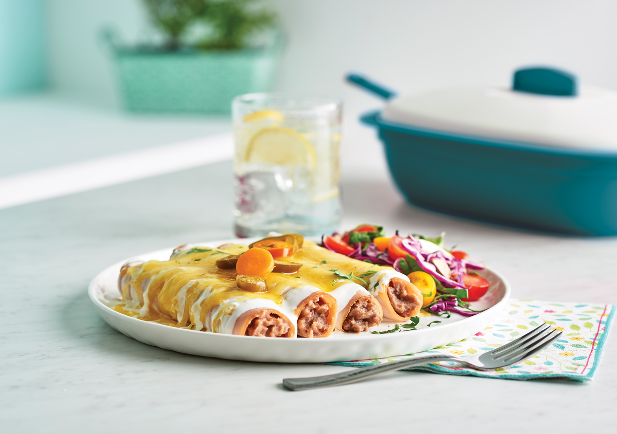 Receta canelones de jamón