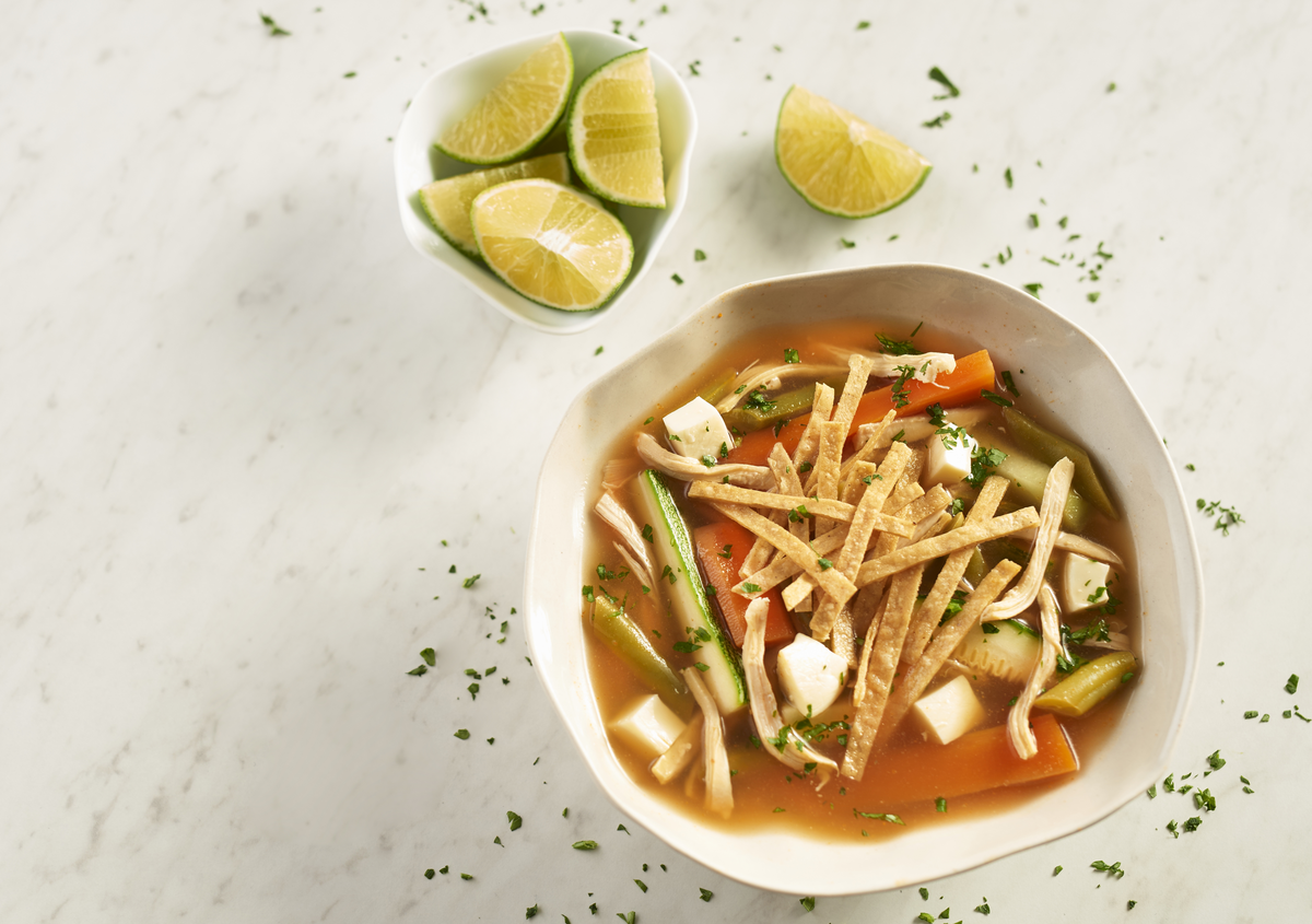 Receta caldo tlalpeño