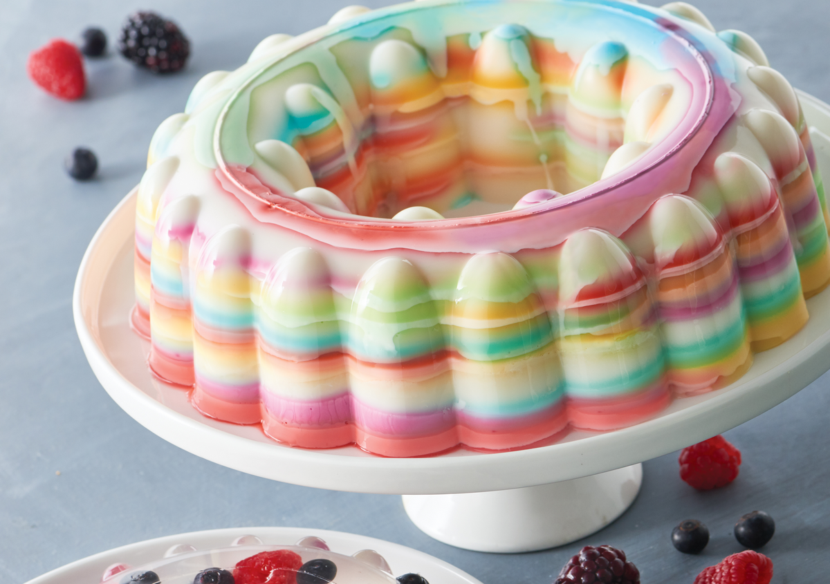 Receta Gelatinas 2 en 1 