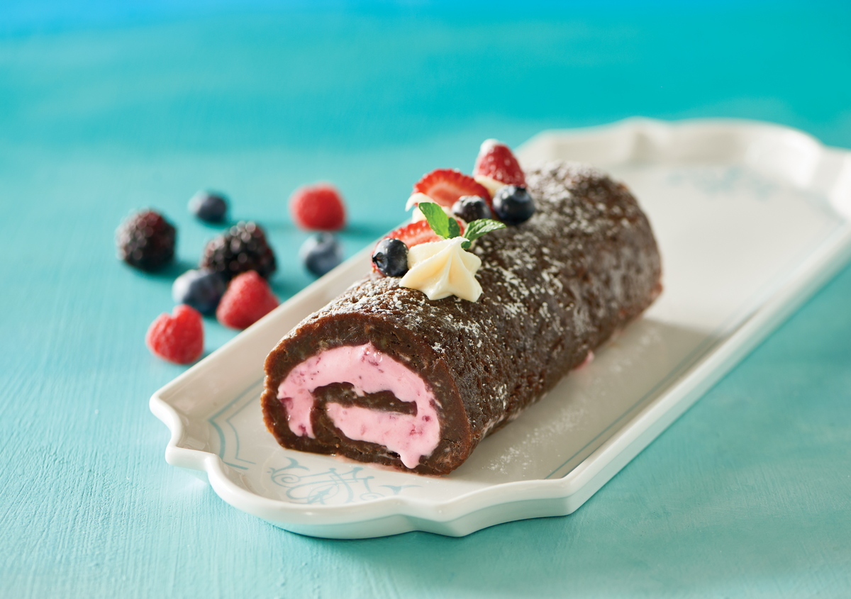 Receta rollo helado