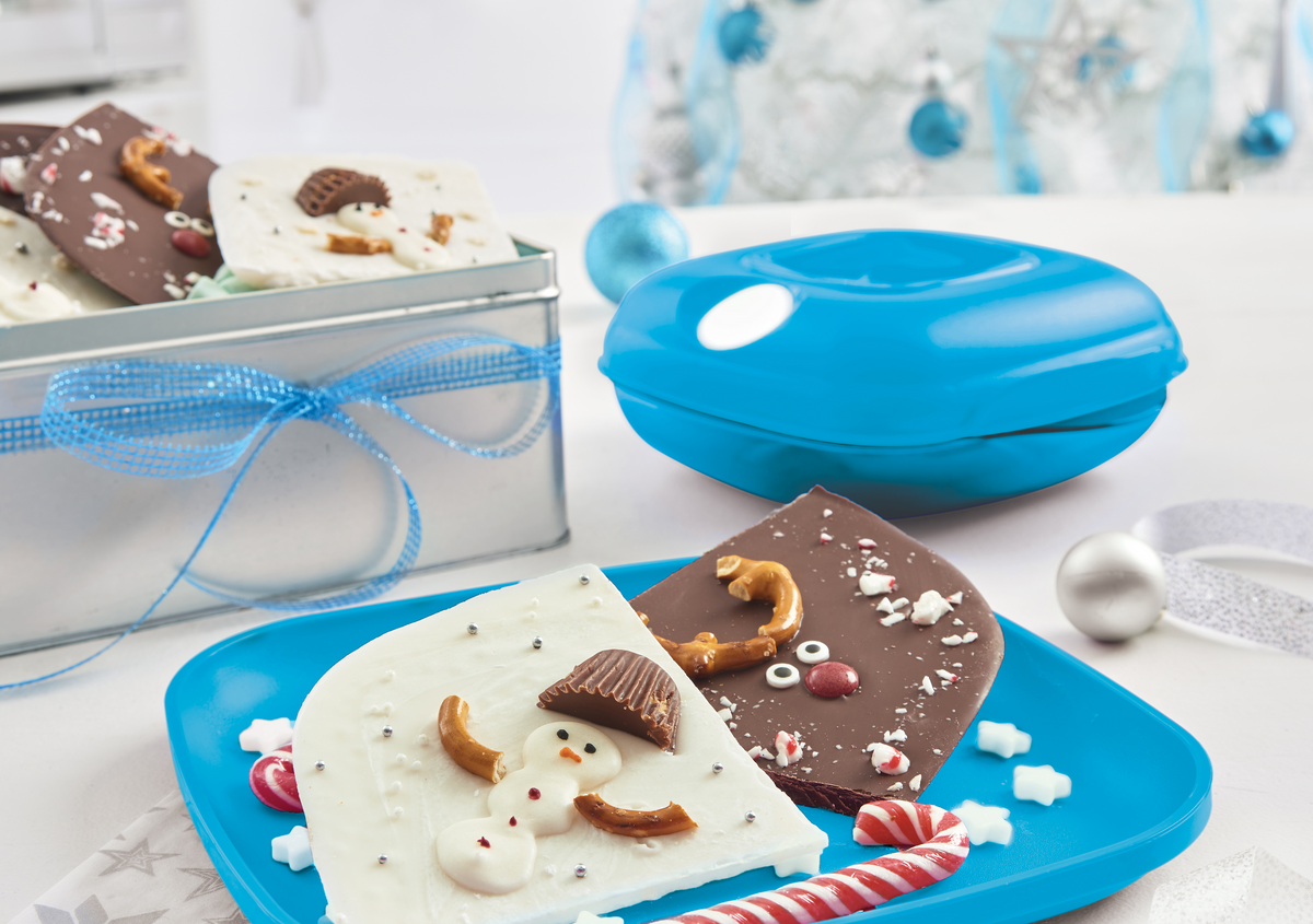 Receta Choco barras navideñas