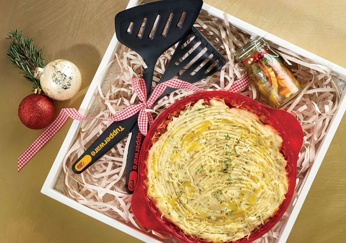 Pay de papa con atún a la vizcaína