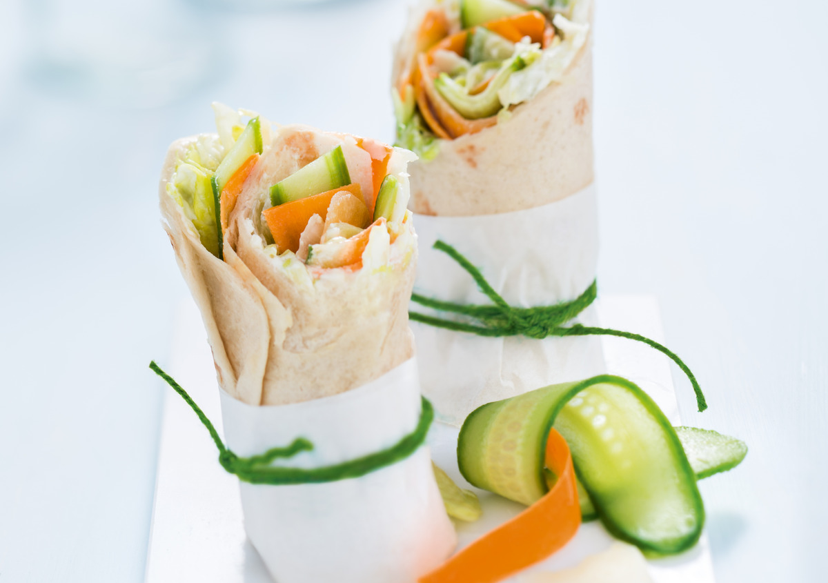 Receta Burritos vegetarianos