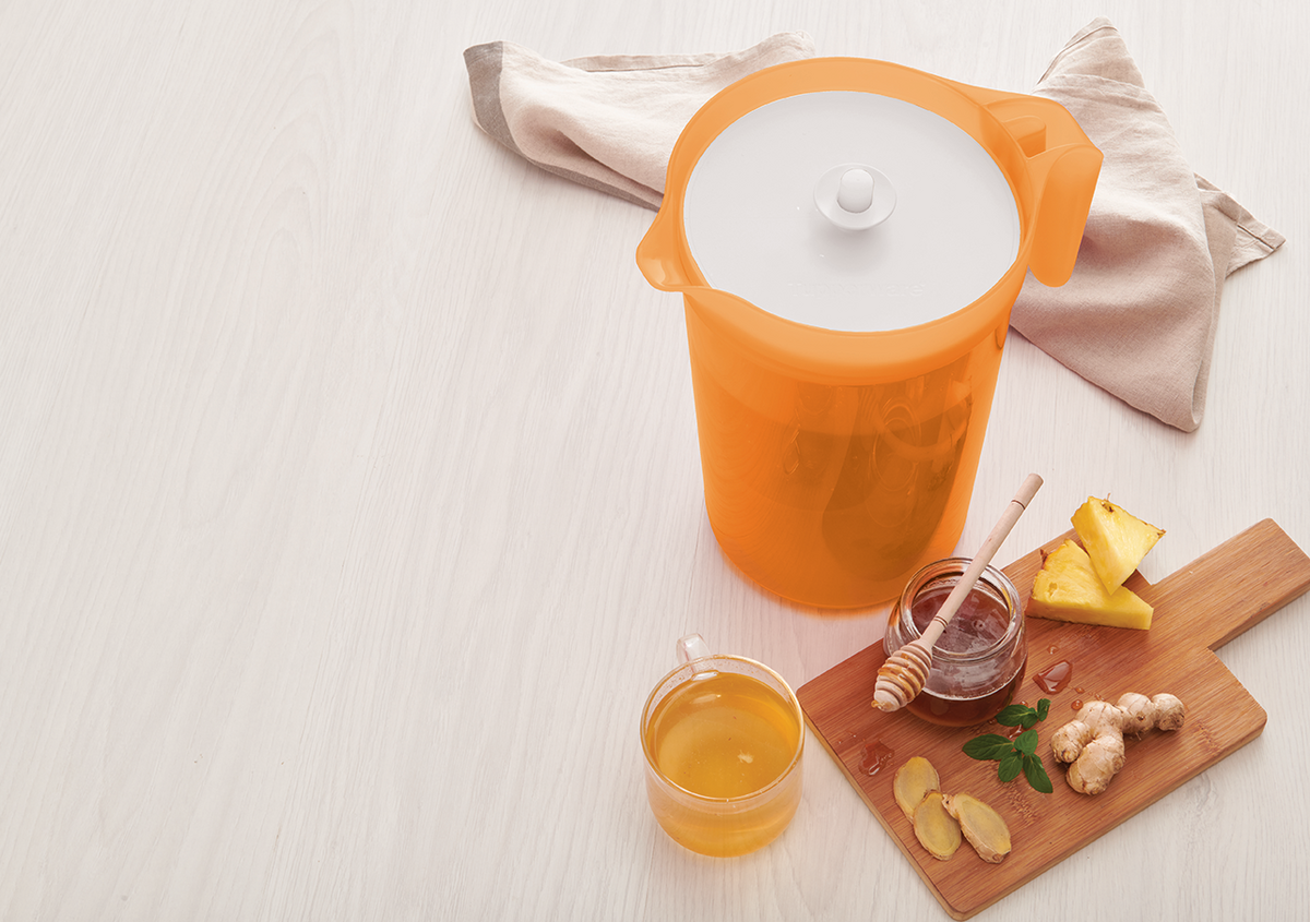 Receta Infusión de jengibre, piña y miel