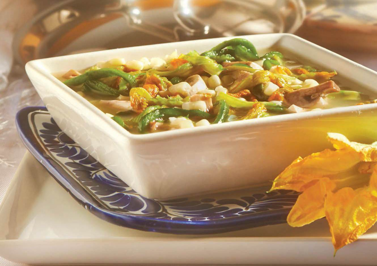 Sopa de Flor de Calabaza
