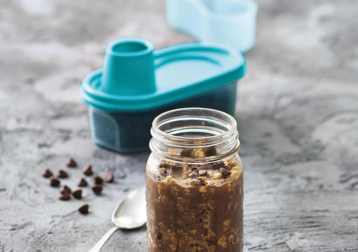 Receta pudín de avena con chocolate