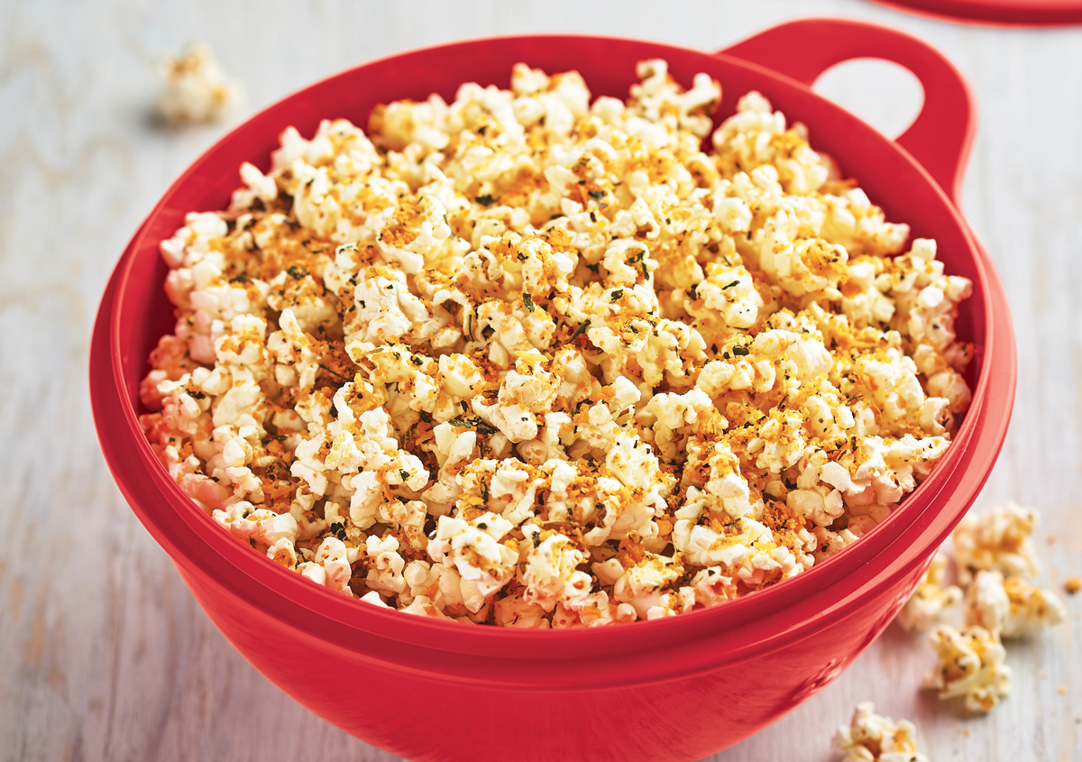 Receta palomitas sabor pizza