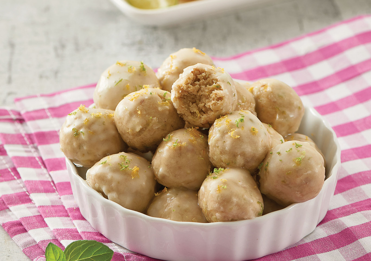 Receta de trufas de pay de limón