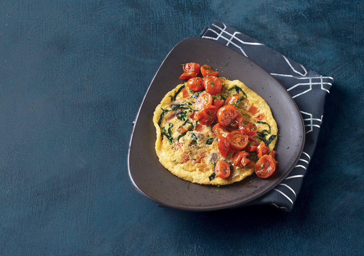 Receta Omelette bajo en calorías