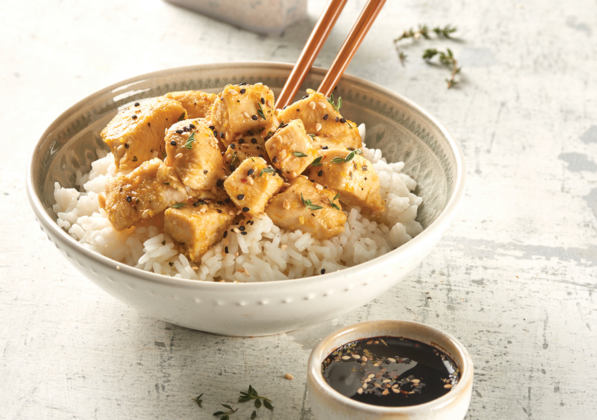 Receta de pollo a la naranja