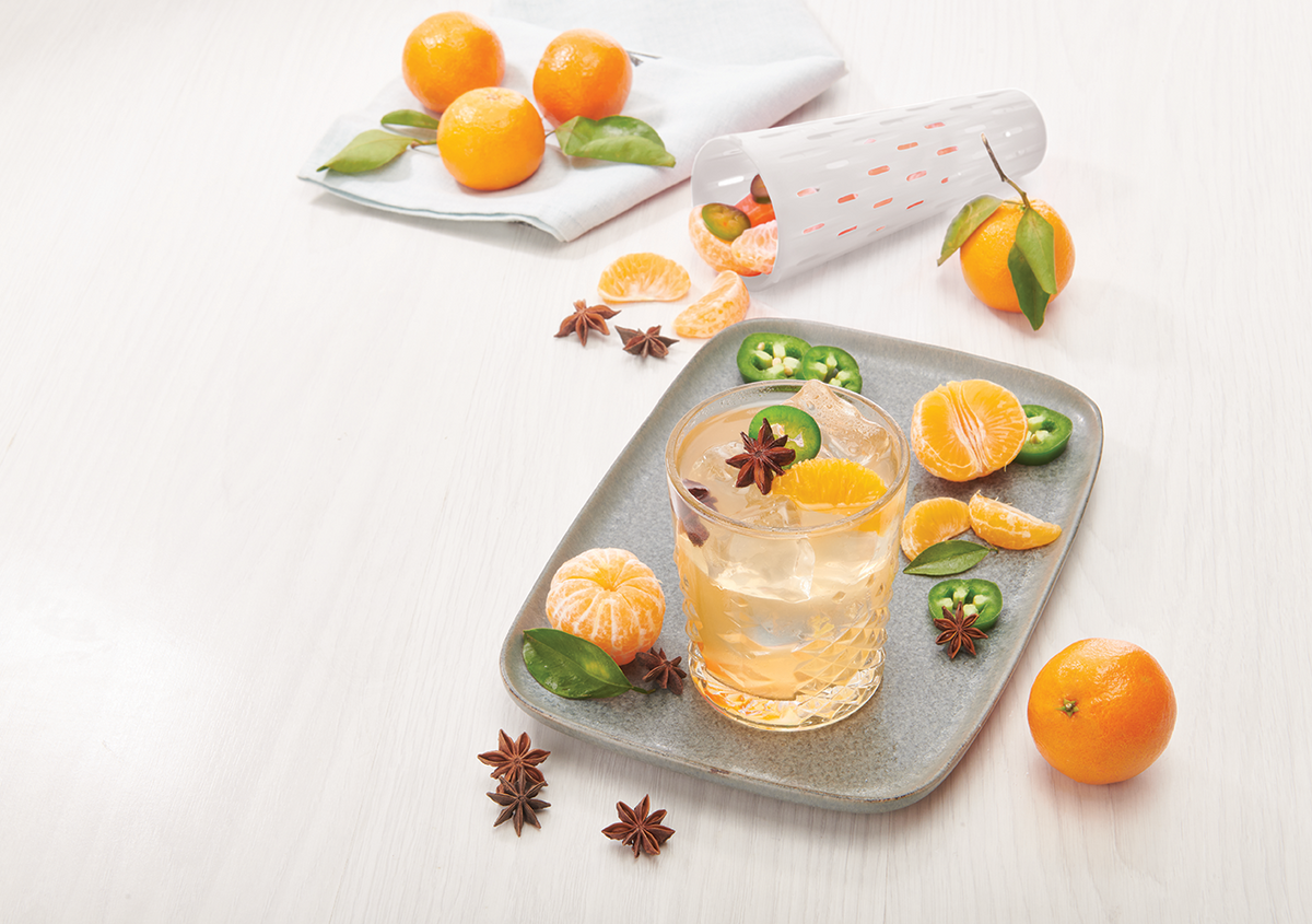 Receta Infusión picosita de mandarina con anís