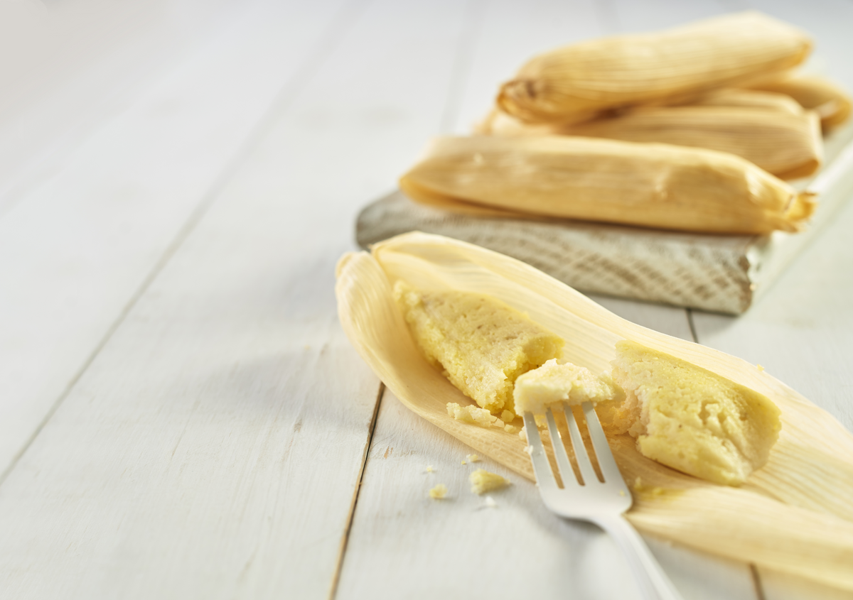 Receta Tamales de queso con piña