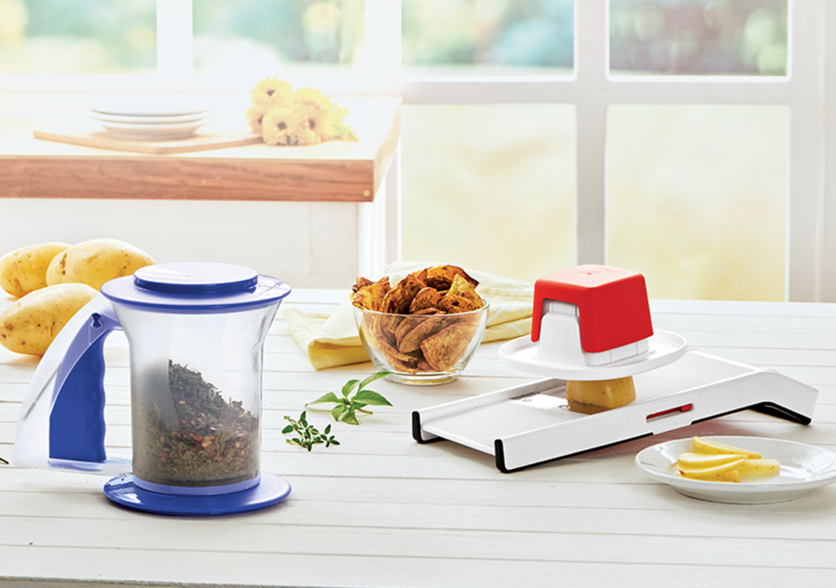 Receta Chips de papa horneadas picantes