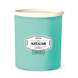 Contenedor para despensa Tupperware decorado "Azucar"