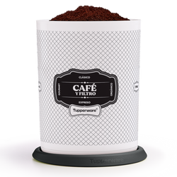 Bote para cafe 1.3L Tupperware Hermético Toque Magico 