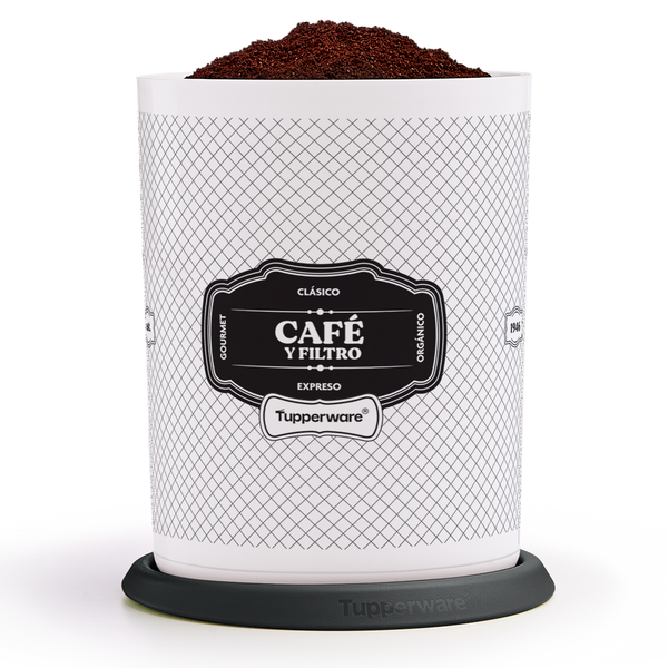 Bote para cafe 1.3L Tupperware Hermético Toque Magico 