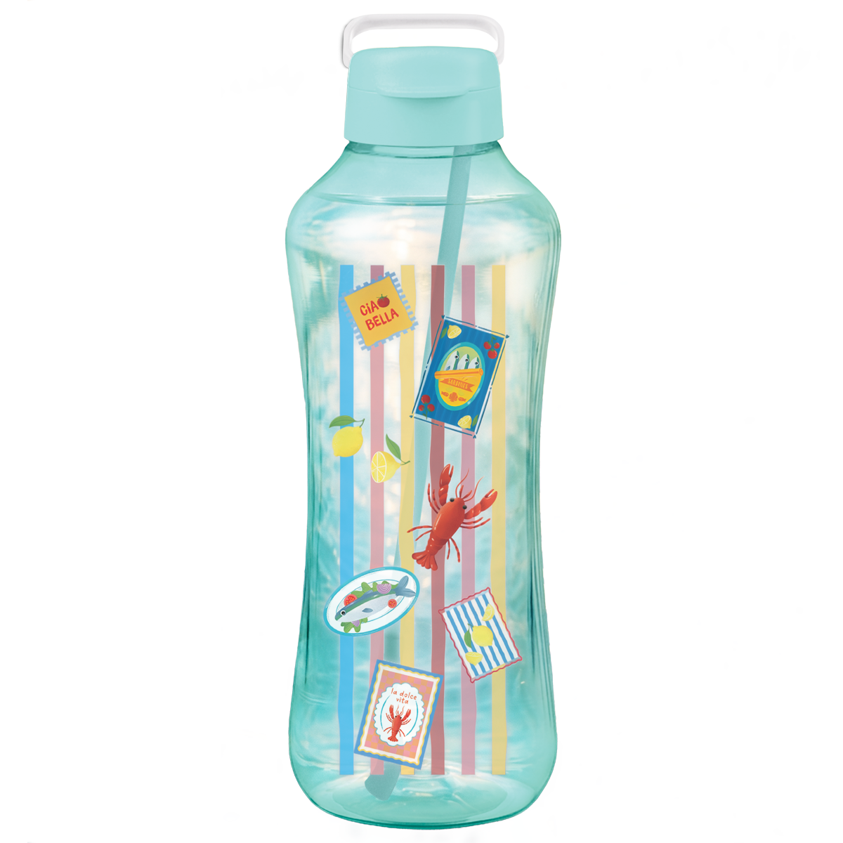 Inspira, Motívate, Hidrátate. Lleva el agua contigo y mantente hidratado todo el día. Evita el uso de botellas desechables, lleva contigo tu botella rellenable.
