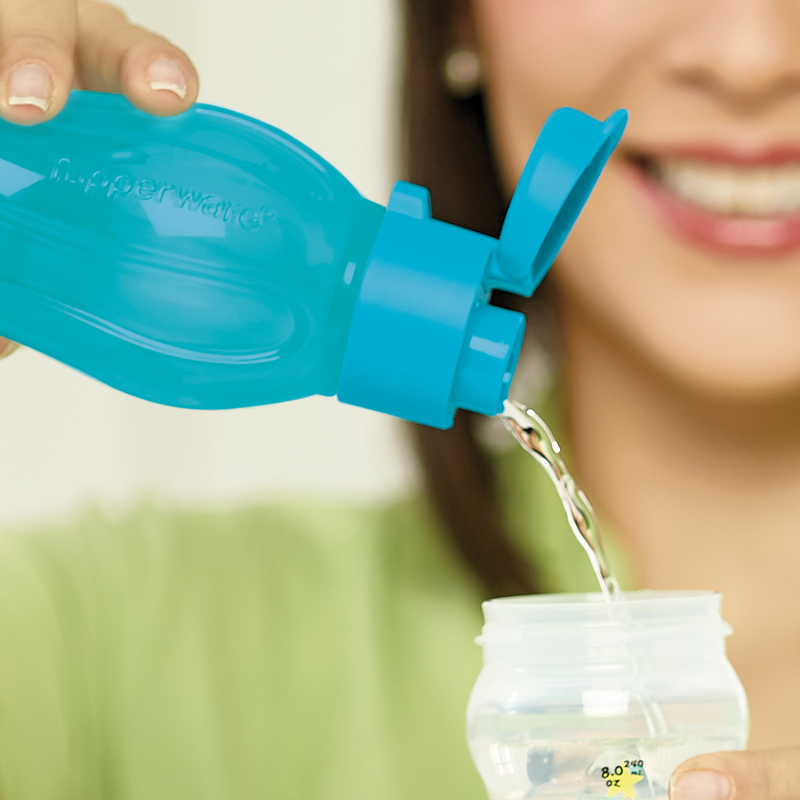 Botella para agua 310 ml Tupperware Azul