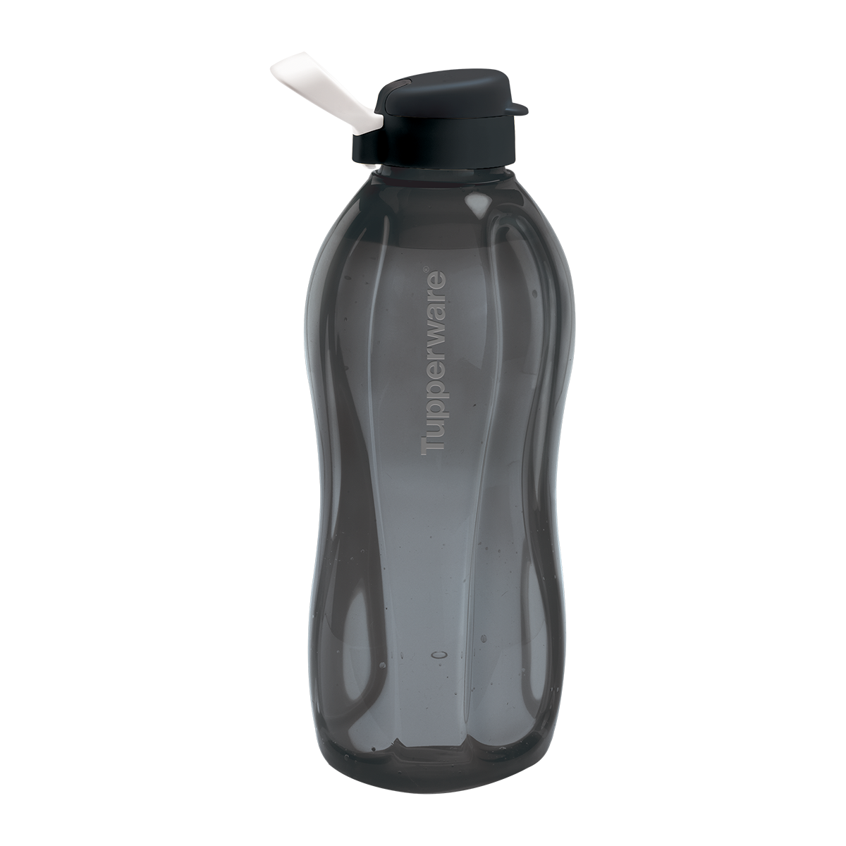 Botella para agua Eco twist 2 L Tupperware tapa hermetica. Forma ergonómica que te permite sostener con comodidad con una sola mano.