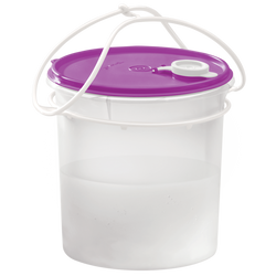 Cubeta con Asa Tupperware 5 Litros Tráslucida
