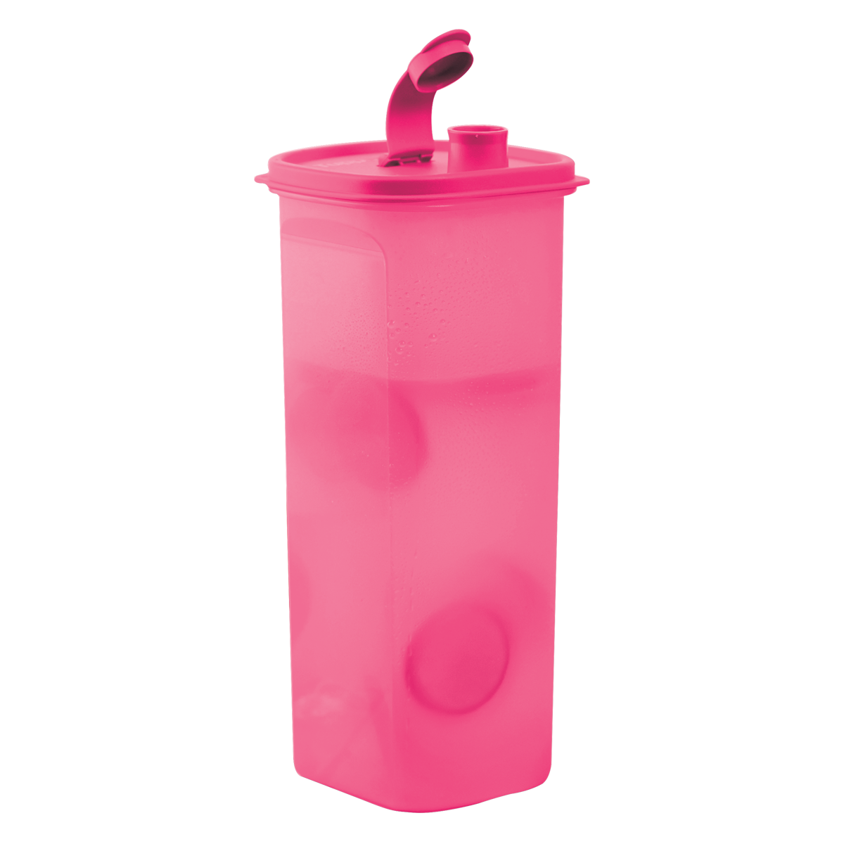 Botella 2L para refrigerador Tupperware Jarra con tapa Rosa