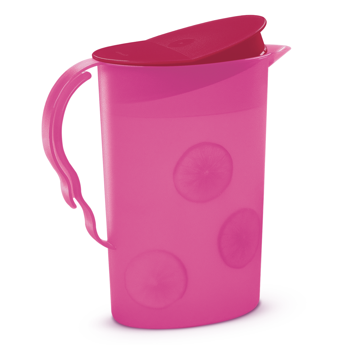 Jarra de agua 2L Tupperware Murano Rosa con tapa