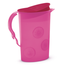Jarra de agua 2L Tupperware Murano Rosa con tapa