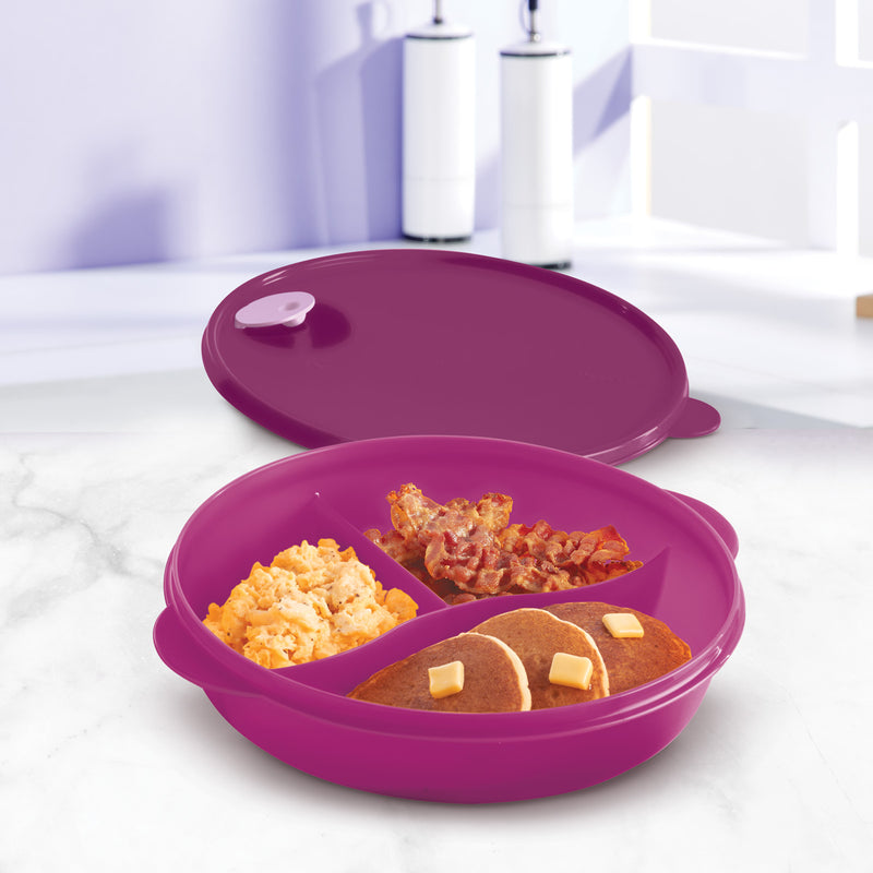 Recipiente para microondas con divisiones  850 ml Tupperware