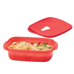 Recipiente para recalentar alimentos en el microondas Tupperware 1L