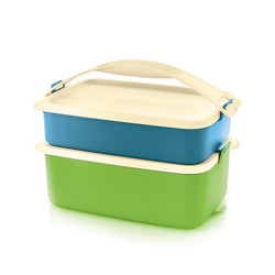 Recipiente para lunch con asa Tupperware 1 L y 900 ml