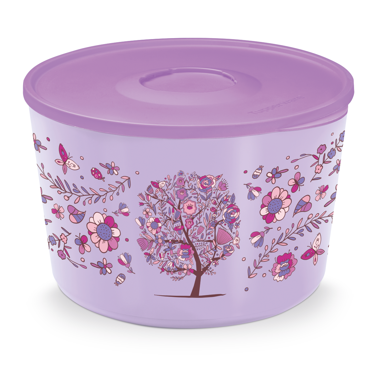 Embona los Tazones Ilúmina Petite y Chico en los sellos de los otros Tazones Ilúmina y transporta con facilidad