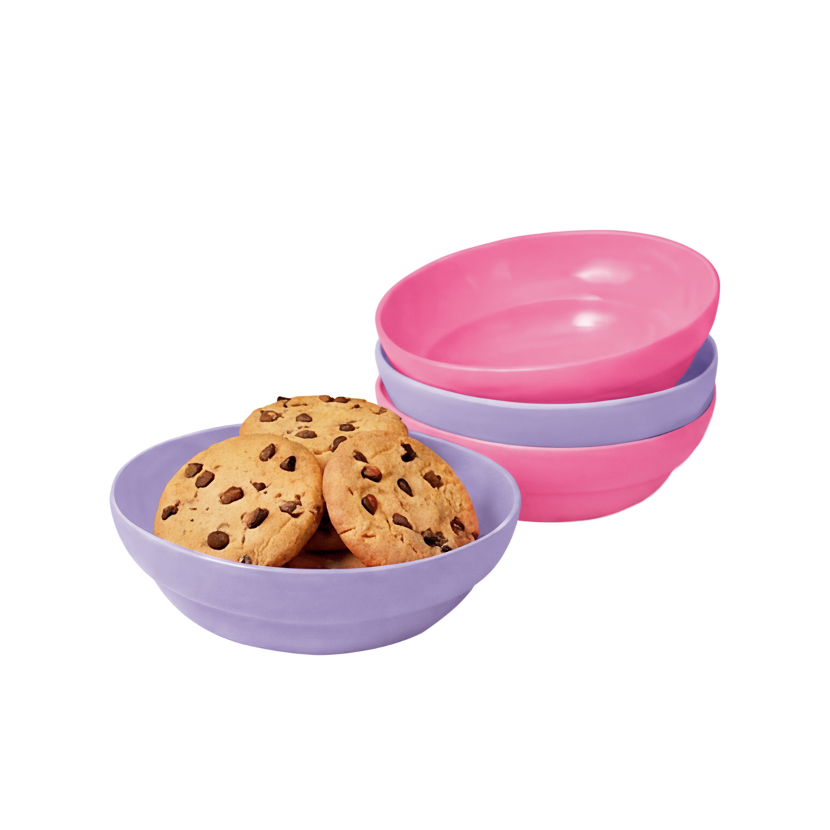 Diseño de tazoncito para la hora del juego o para servir pequeñas porciones de alimentos.
