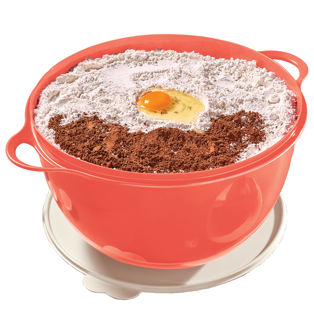 Cuenta con sello para refrigerar o dejar reposar tus mezclas tapadas.