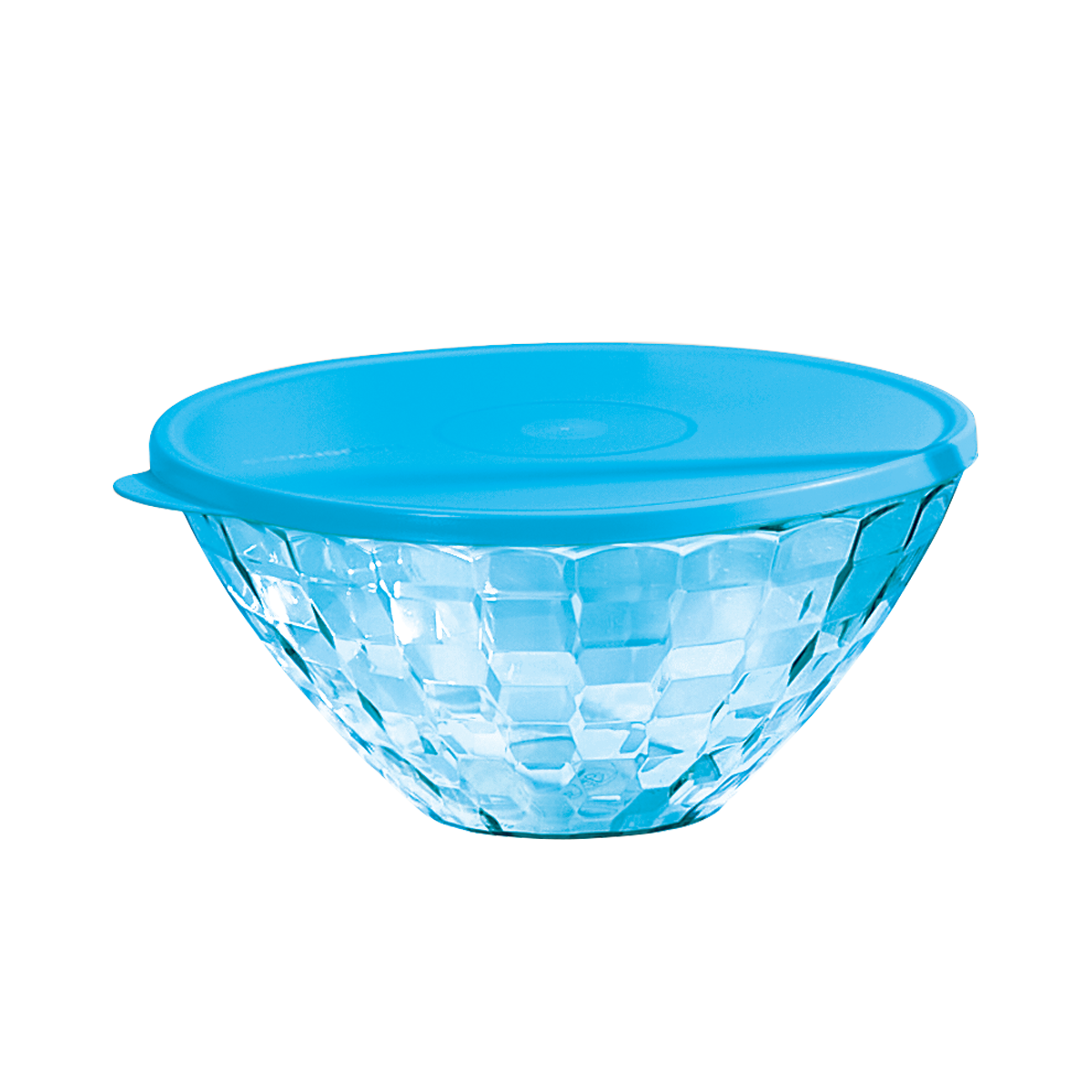 Sirve tus preparaciones favoritas en este elegante tazón con diseño de prisma para una apariencia sofisticada. 