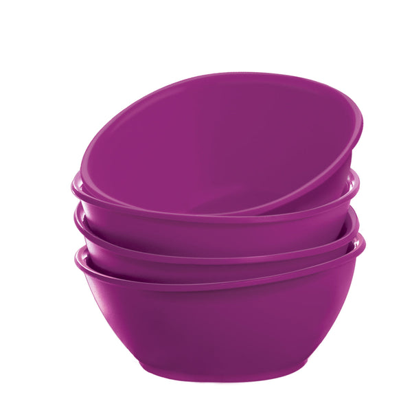 Tazoncitos Mexicana Mor 400 Ml(4) Tupperware Morado