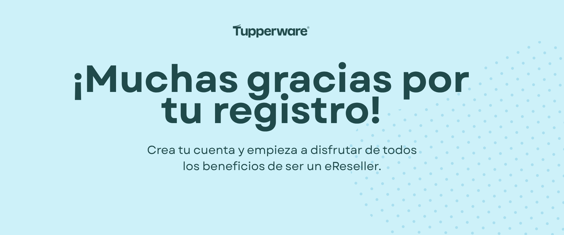 Programa eResellers - Thank you page – Tupperware México Tienda Oficial