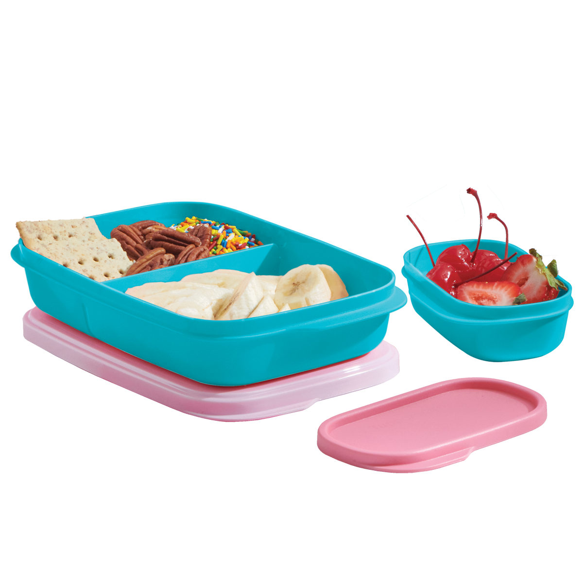 Recipientes para lunch Tupperware 2 pzs 700ml y 132ml