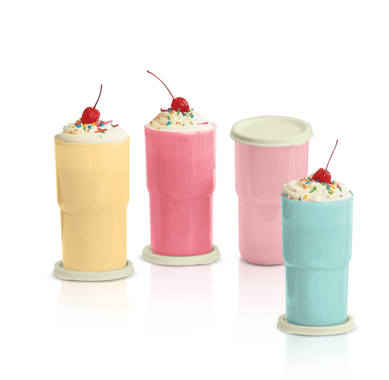 Vasos con tapa vintage Tupperware (4) 350 ml c/u