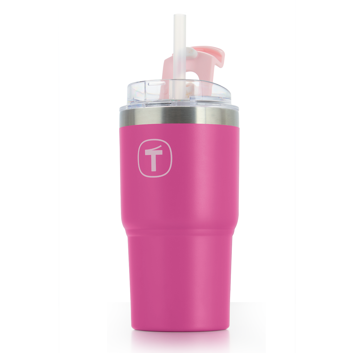 Vaso térmico Rosa para agua café o té Big T Tupperware 630ml 