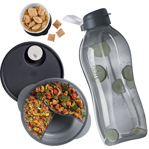 Kit para lunch completo Tupperware Negro