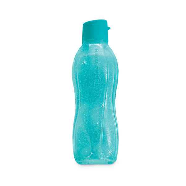 Botella de Agua 1L Tupperware Eco Twist Azul Glitter