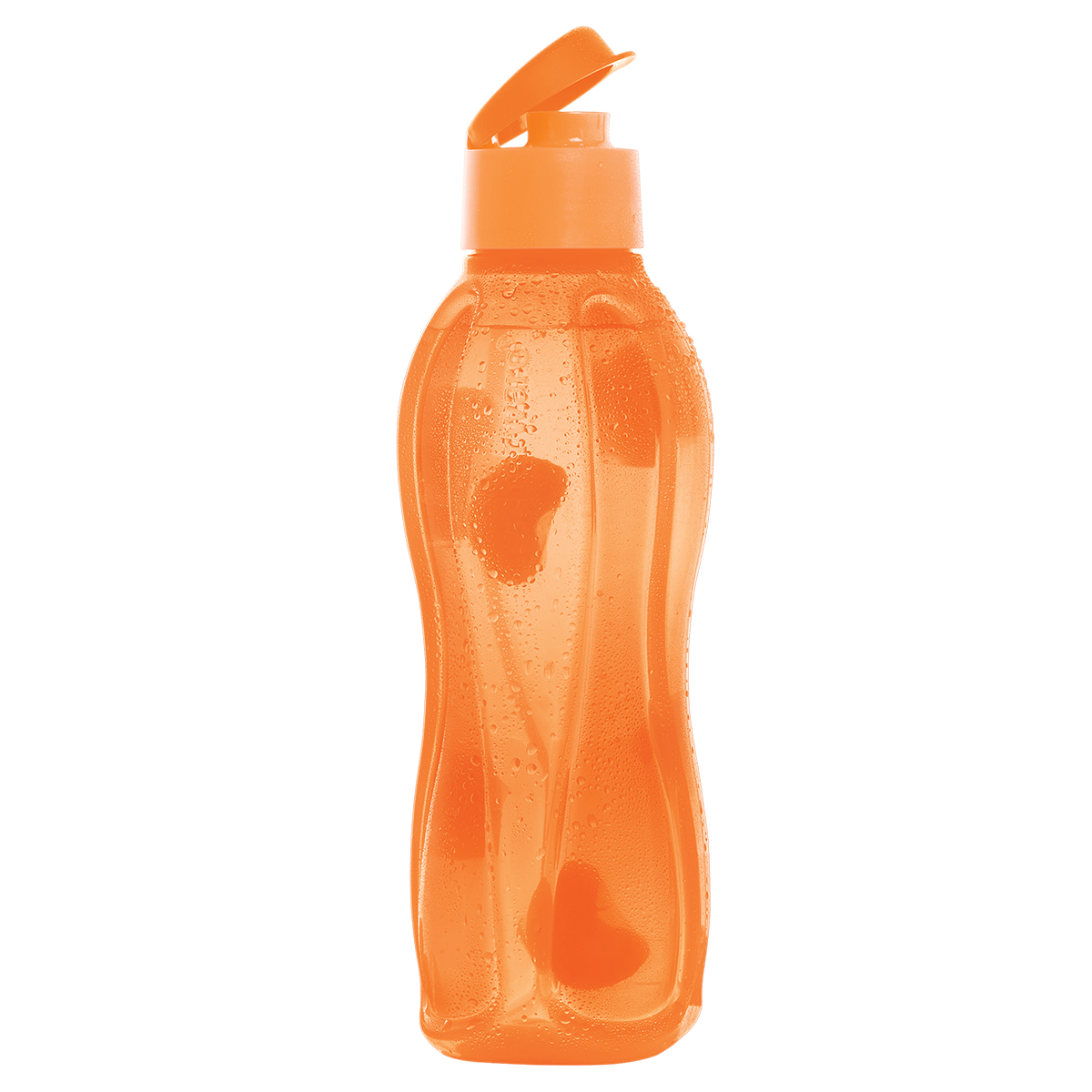 Botella para agua Eco twist 1 L Tupperware tapa hermetica. Forma ergonómica que te permite sostener con comodidad con una sola mano.