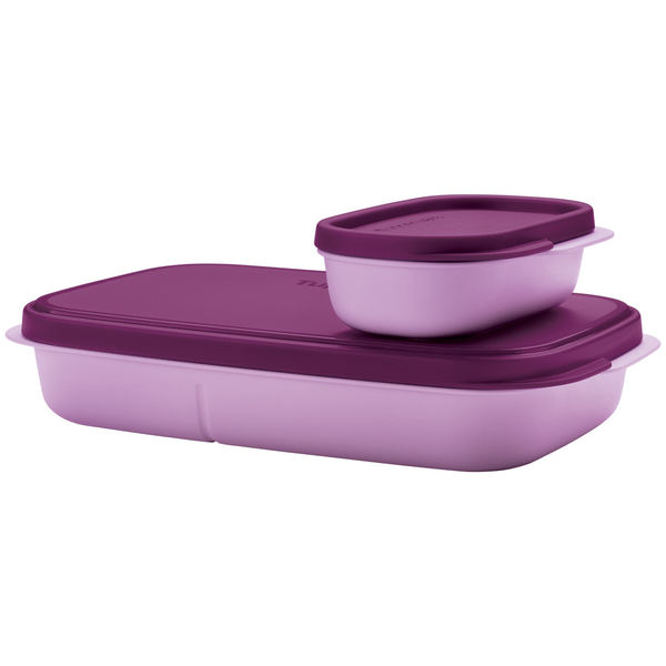 Recipiente para lunch c/div 418-258 ml Tupperware 2 pzs
