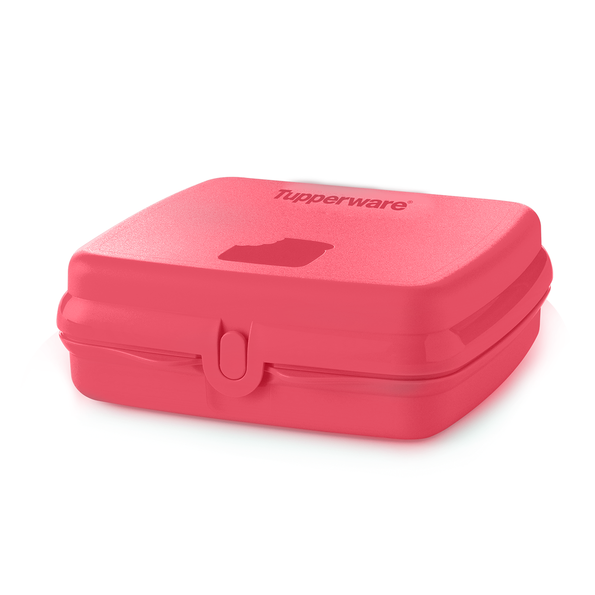 Porta Sandwich Tupperware cuadrilunch rojo para Lonchera