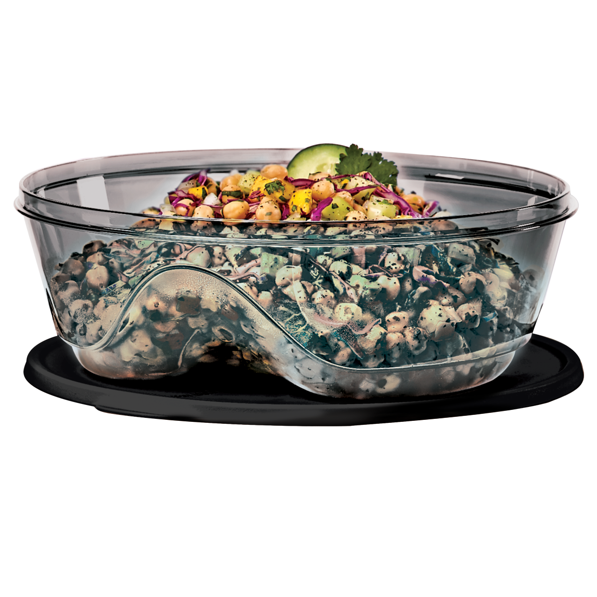 Bases de material traslúcido con apariencia de vidrio