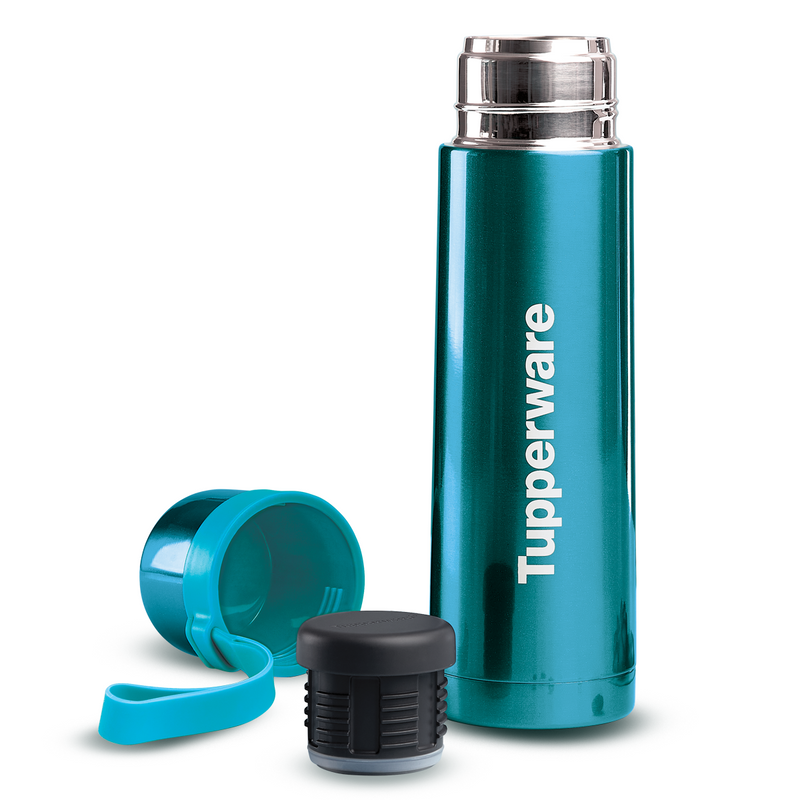 Termo para café 500ml Tupperware de Acero Inoxidable Termo Tup Azul